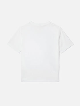 T-shirt Portland Jr con ricamo Habitué su fronte e retro
