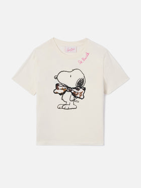 T-shirt Elly con stampa snoopy e logo ricamato | Special Edition