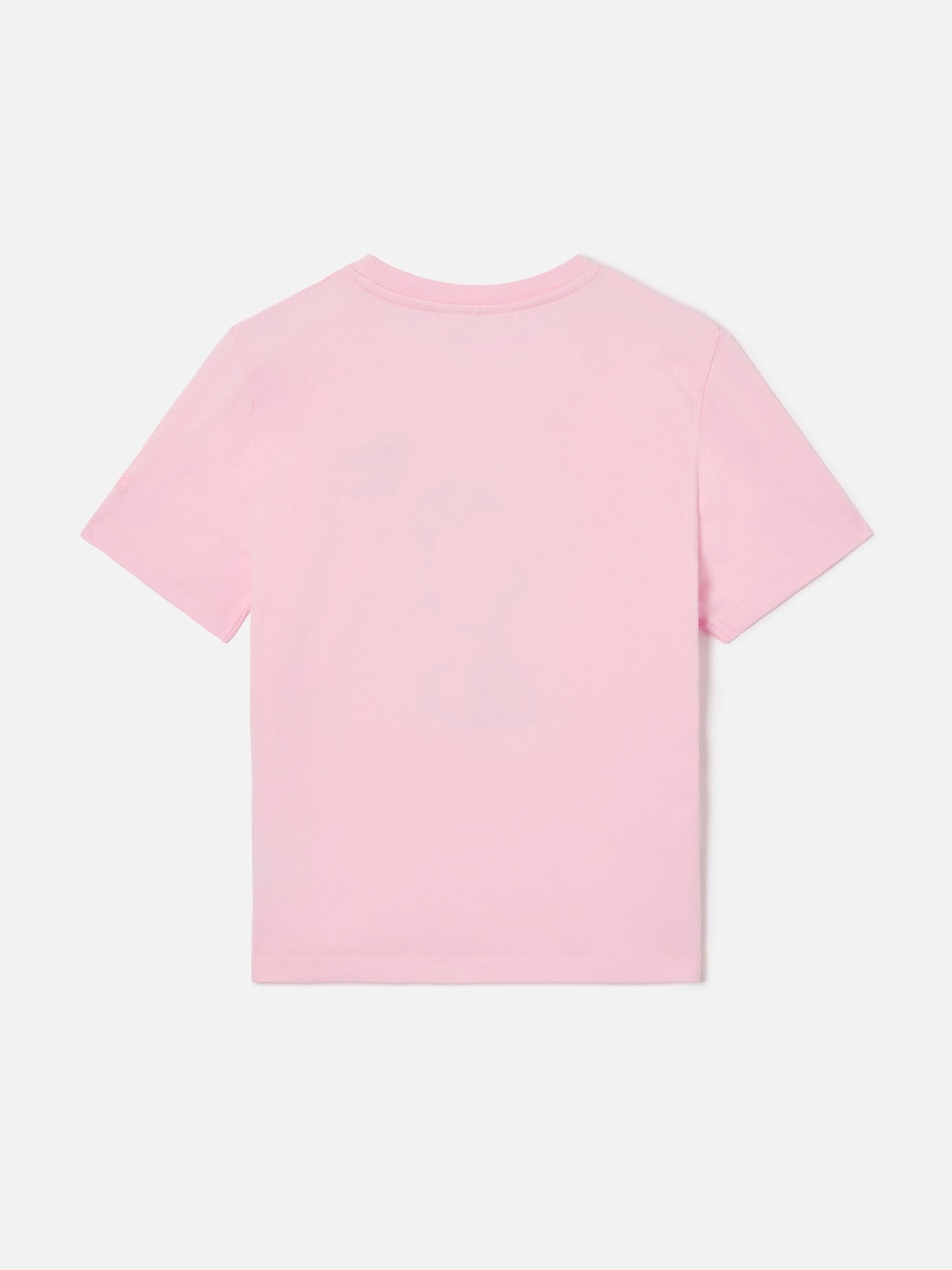 T-shirt Elly in cotone rosa con logo Saint Barth in strass
