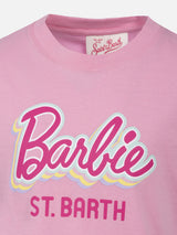 Girl cotton jersey crewneck t-shirt Elly with Barbie print | BARBIE SPECIAL EDITION