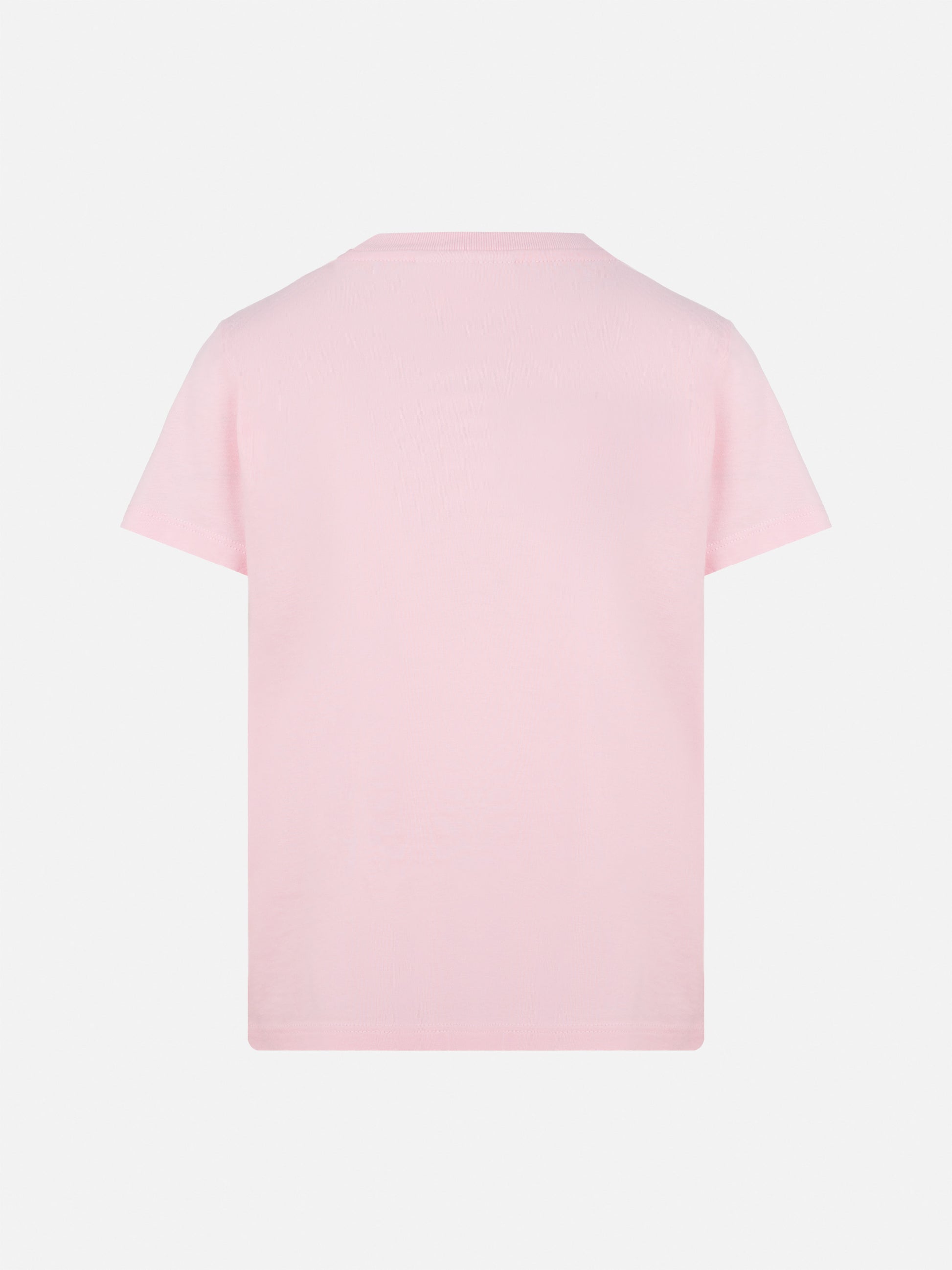 Elly cotton jersey crewneck t-shirt with Vado dai Nonni embroidery - MC2 Saint Barth