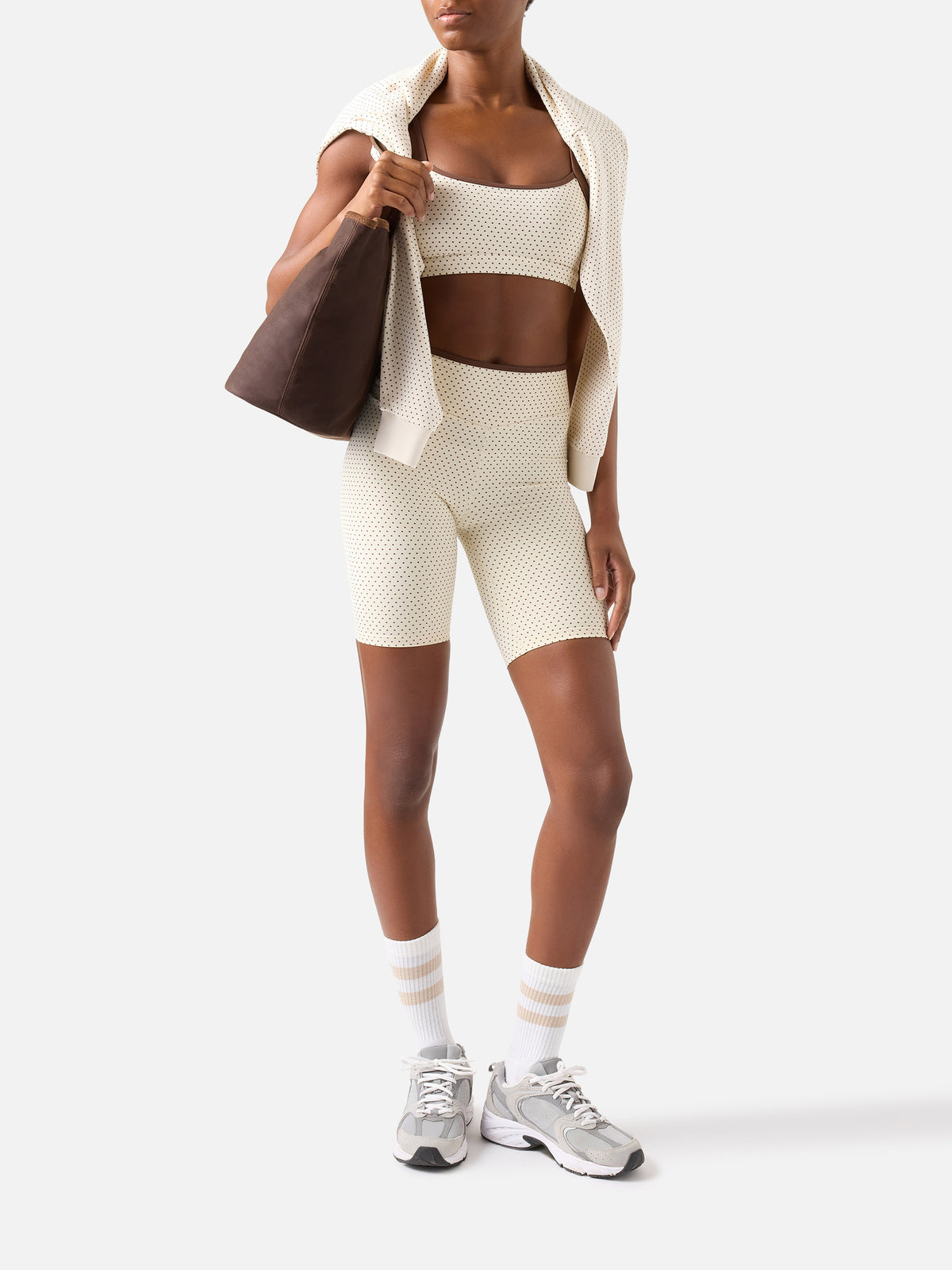 Legging Eloira à micro-imprimé à pois 