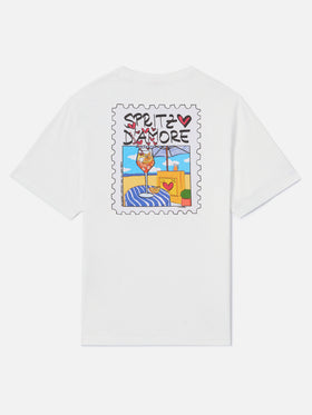 White Emilie T-shirt with Spritzo d’Amore print