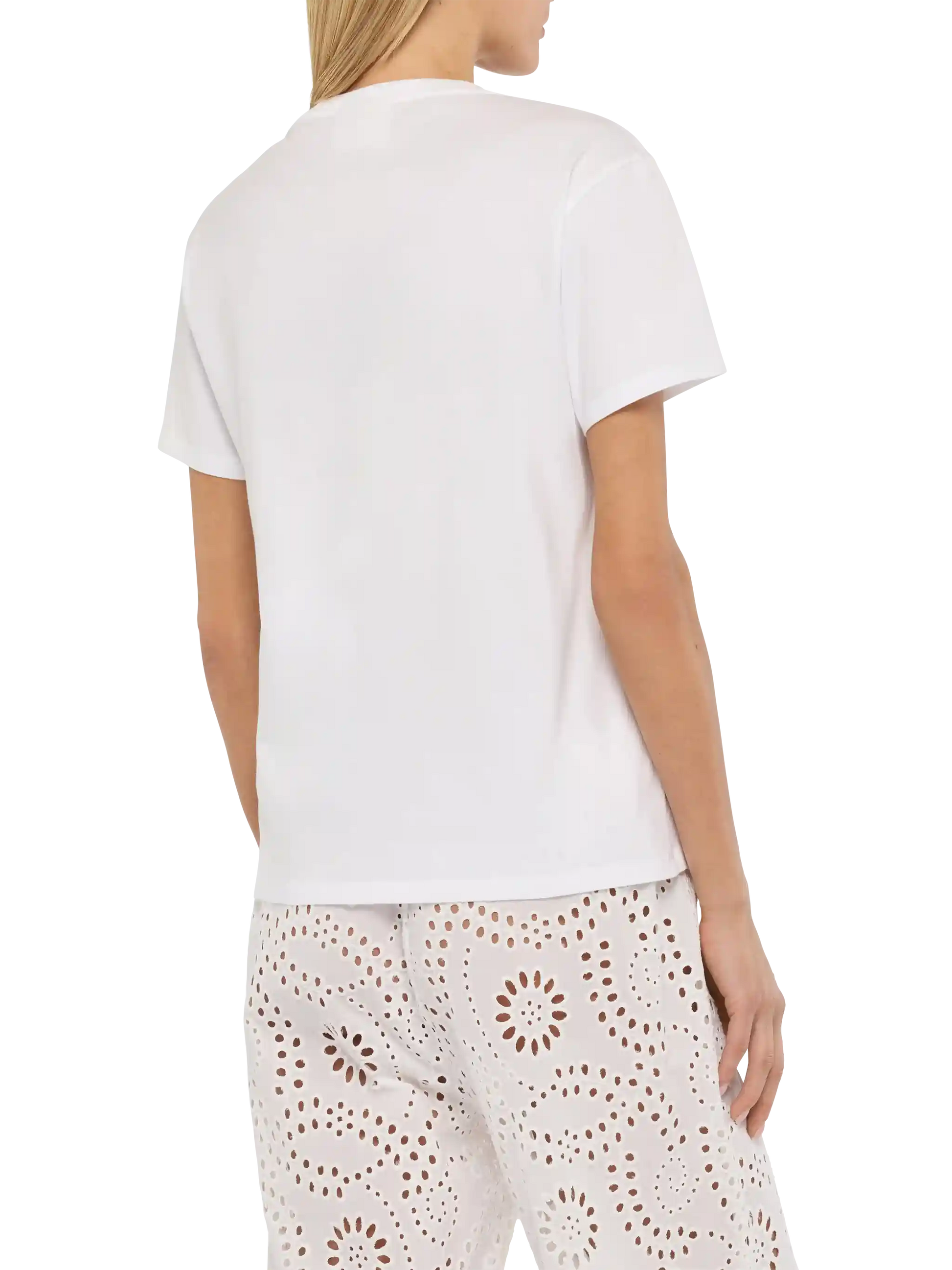 Emilie cotton t-shirt with Texani & Tequila embroidery - MC2 Saint Barth