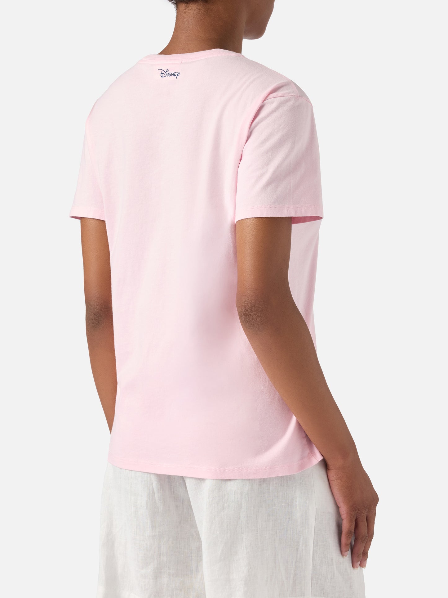 T-shirt Emilie rosa con stampa Minnie e ricamo St. Barth Shopping | Special edition