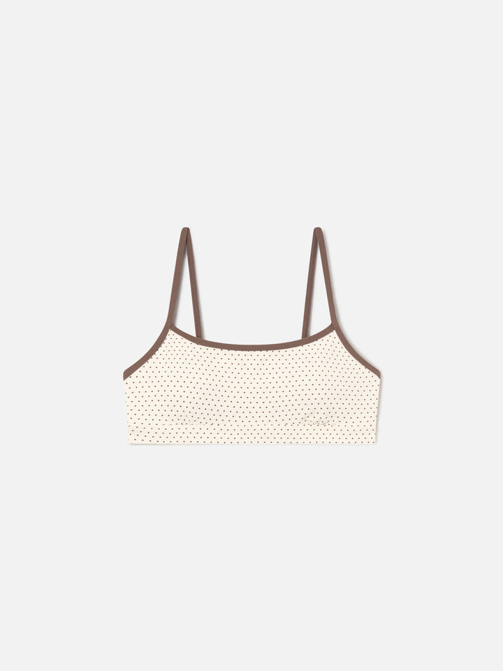 Haut de fitness Eiris avec imprimé micro pois 