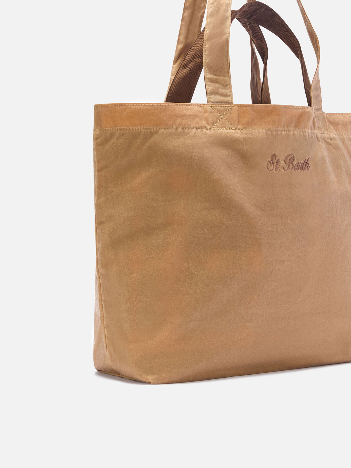 Bolso Nut Essential encerado tote con bordado del logo 