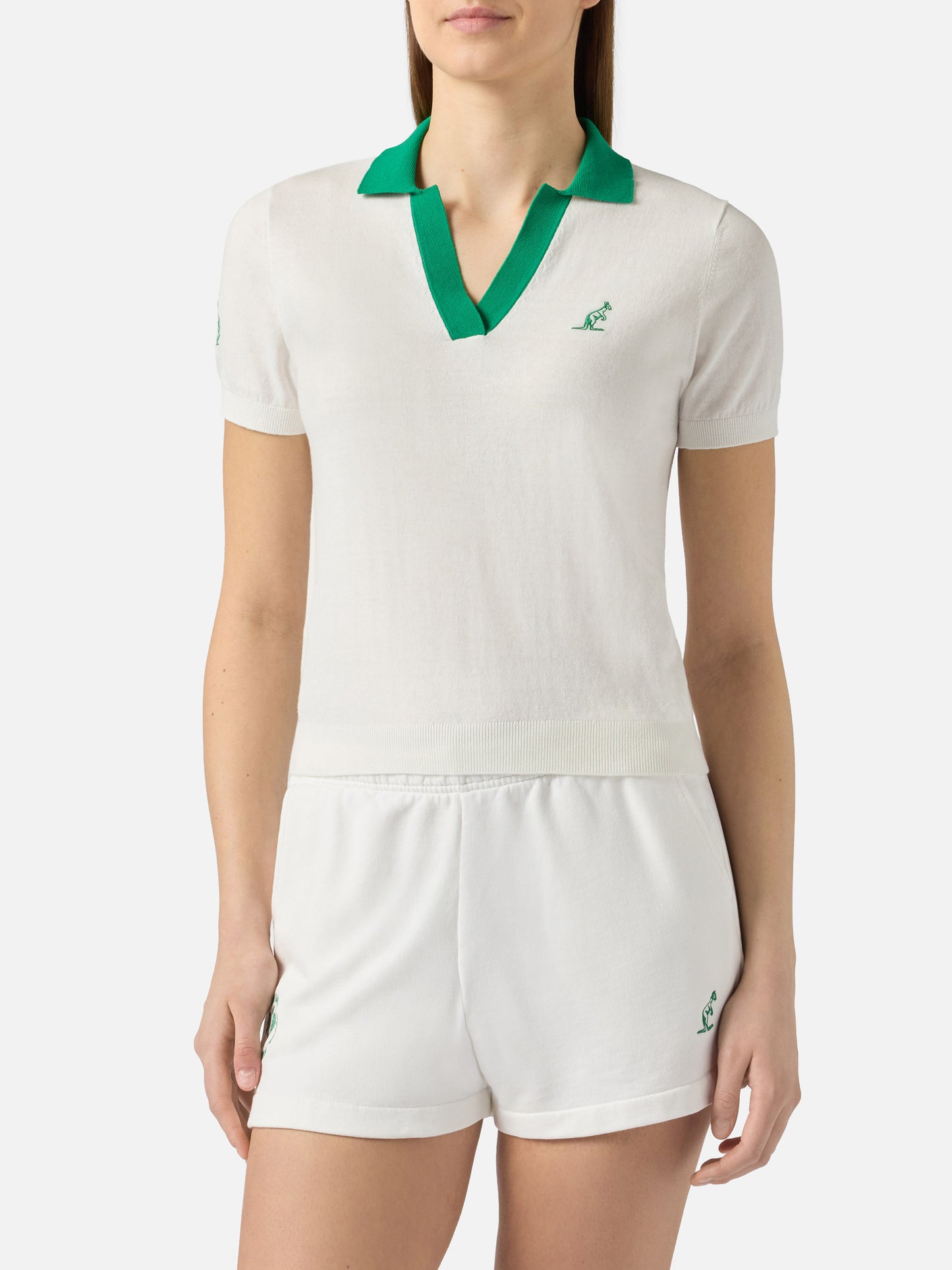 Woman cotton knitted polo Evonne | AUSTRALIAN BRAND SPECIAL EDITION