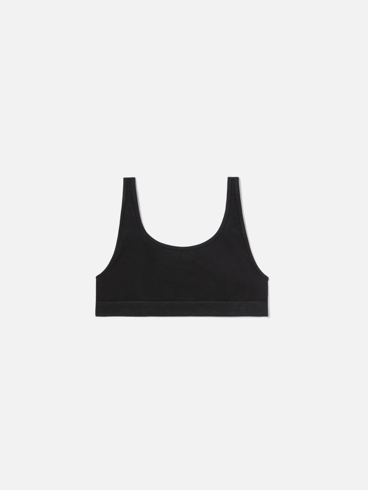 Black stretch technical fabric Fify sports top