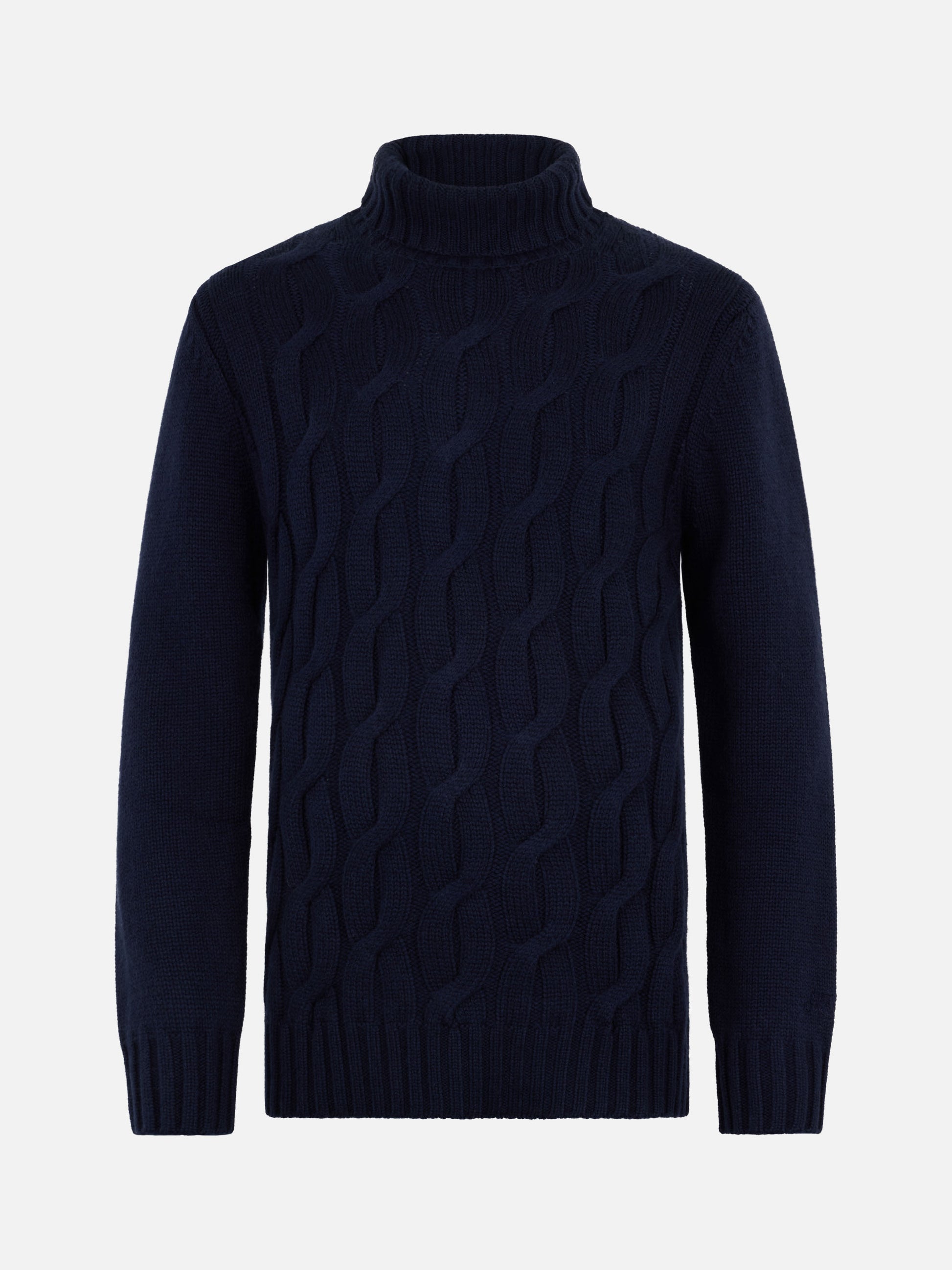 Man cable knit blend cashmere sweater Fisherman - MC2 Saint Barth