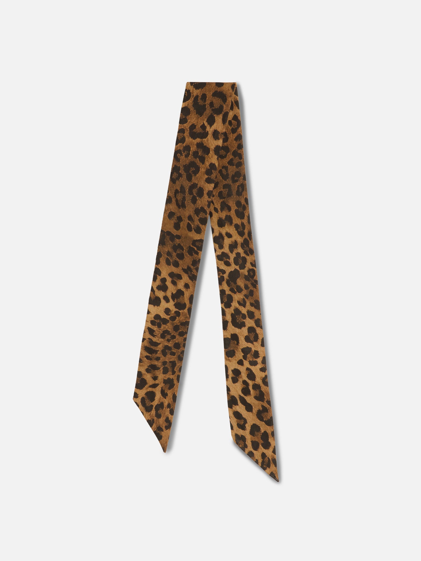 Foulard Band in cotone con stampa leopardata animalier