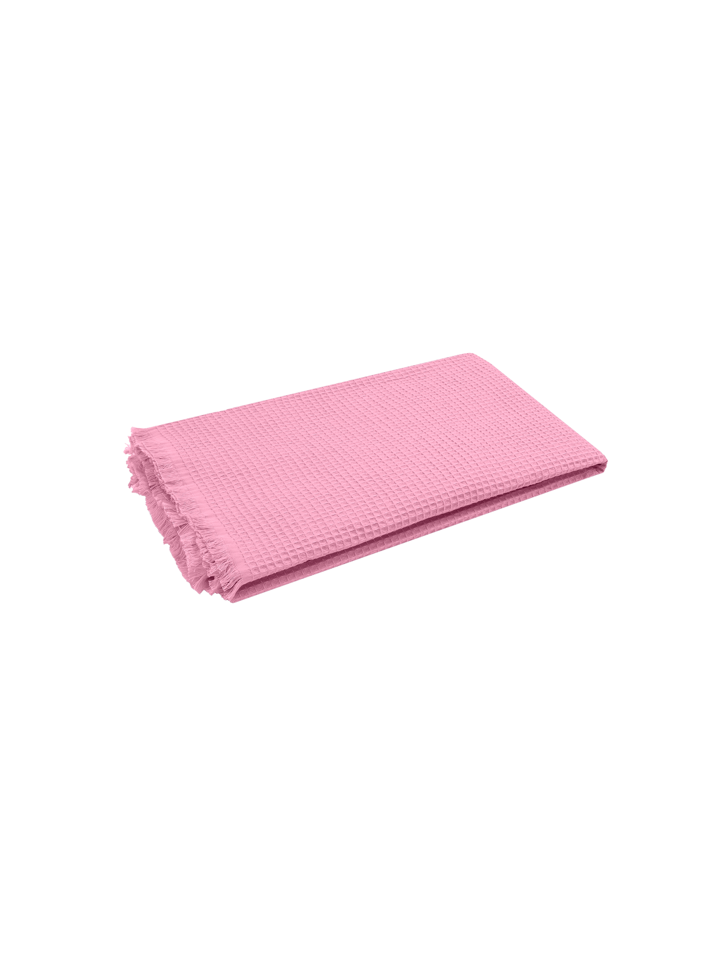 Pink honeycomb cotton FoutaSac beach towel - MC2 Saint Barth