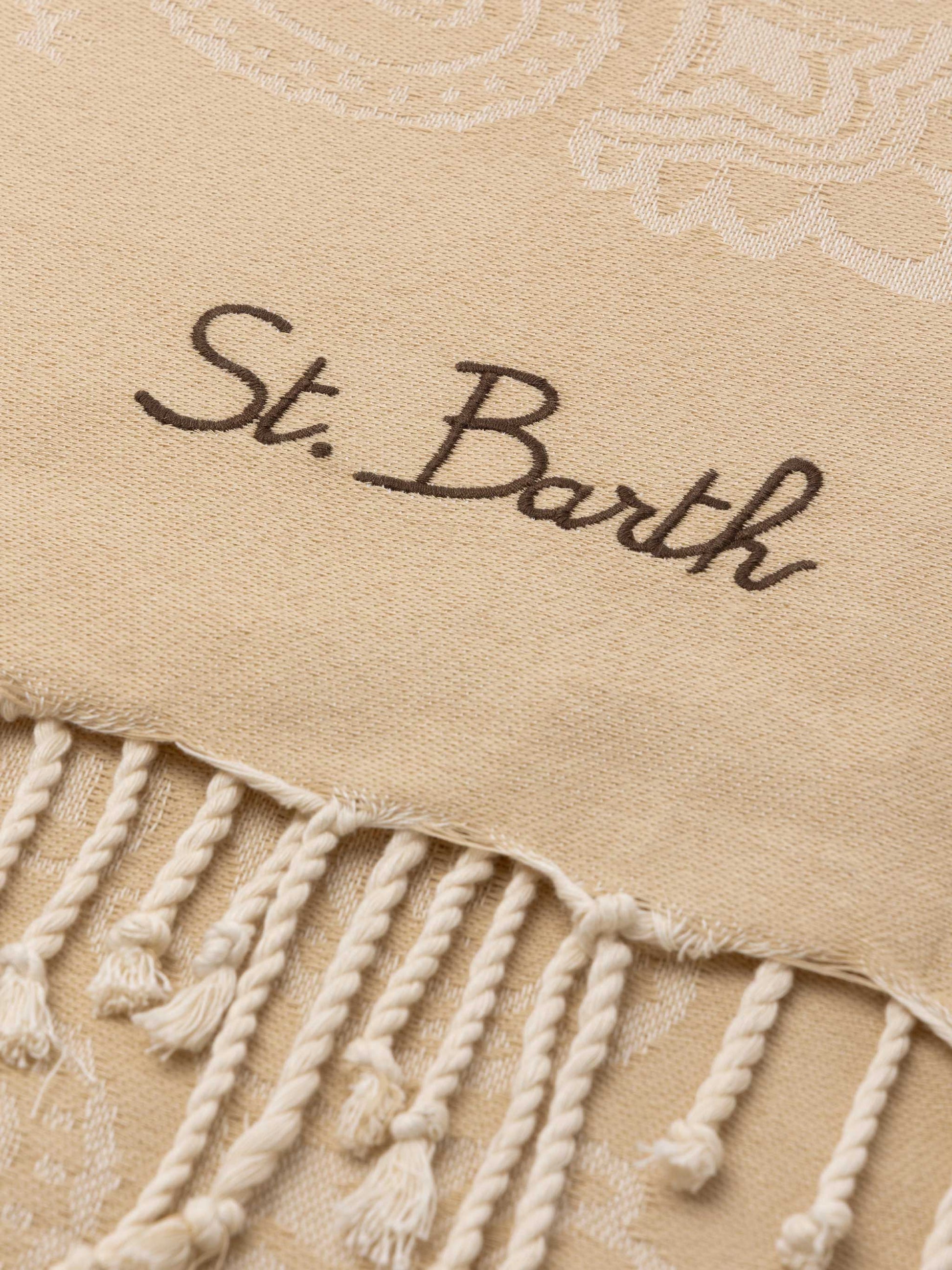 Foutas cotton beach towel with bandanna jacquard - MC2 Saint Barth