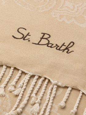 Foutas cotton beach towel with bandanna jacquard - MC2 Saint Barth