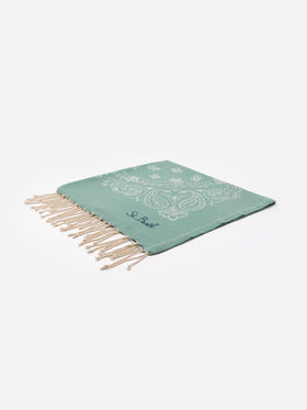 Foutas cotton beach towel with bandanna jacquard - MC2 Saint Barth