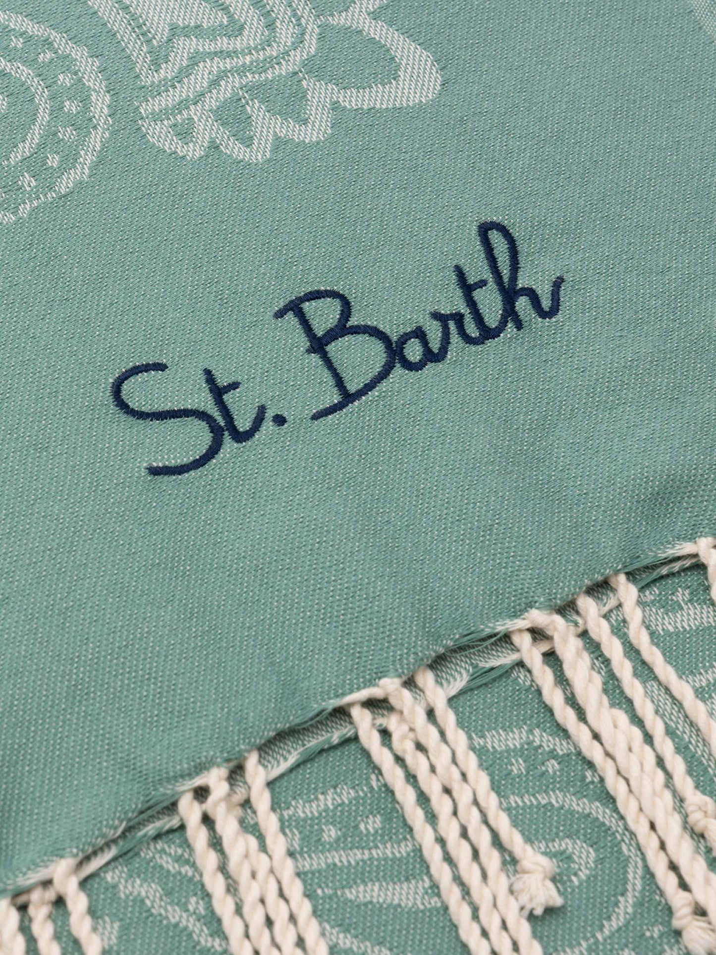 Foutas cotton beach towel with bandanna jacquard - MC2 Saint Barth