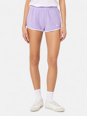 Short Francine pull up in spugna con piping