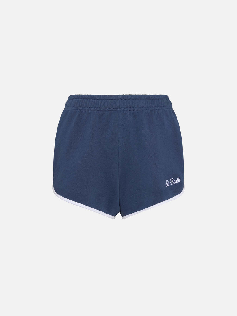 Pull-Up-Shorts aus Baumwolle von Francine