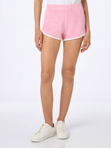 Shorts da donna pull up in spugna di cotone Francine