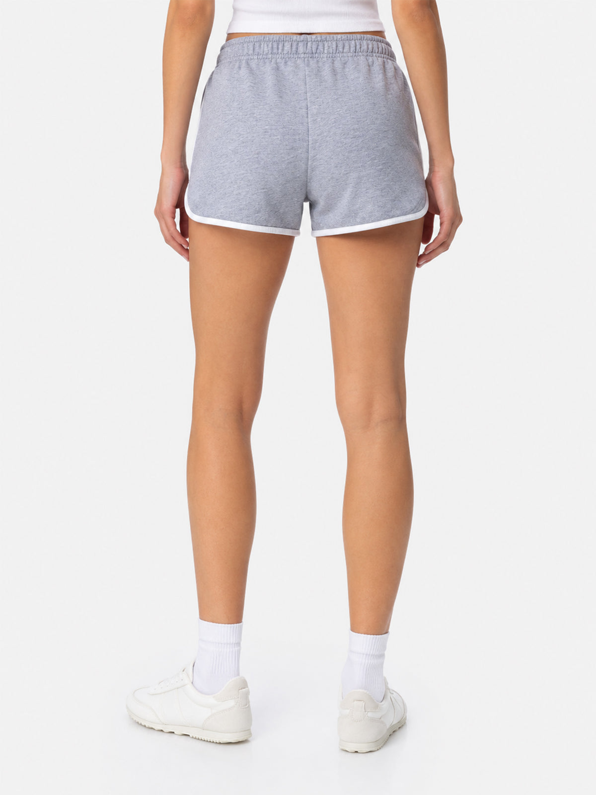 Pantalones cortos Francine de algodón con ribete en contraste 