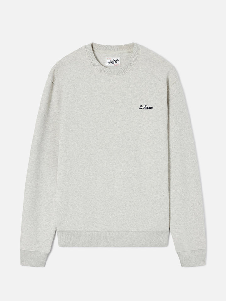 Crewneck-Sweatshirt Fourseason aus grauer Baumwolle 