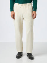 Man off-white corduroy pants Fuji