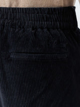 Man navy blue corduroy pants Fuji