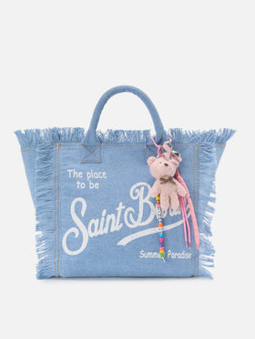 Funny Charm with padded bow and teddy decoration