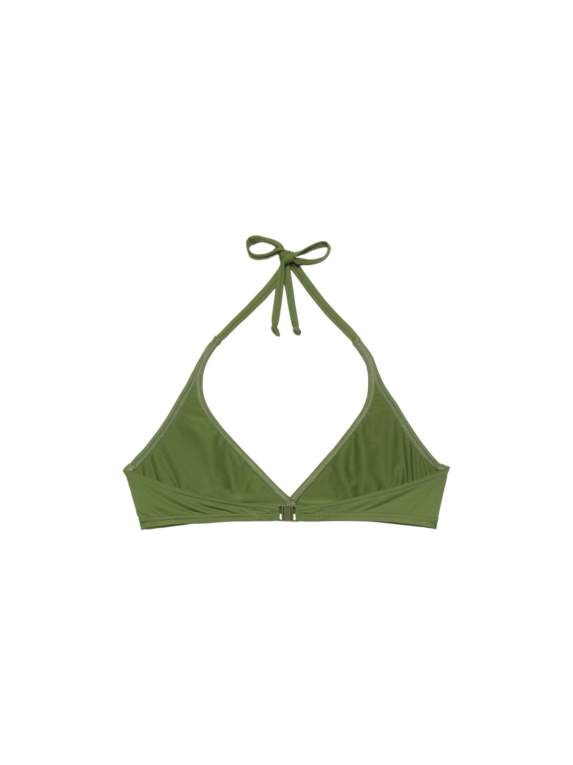Gaia military green triangle bralette top - MC2 Saint Barth