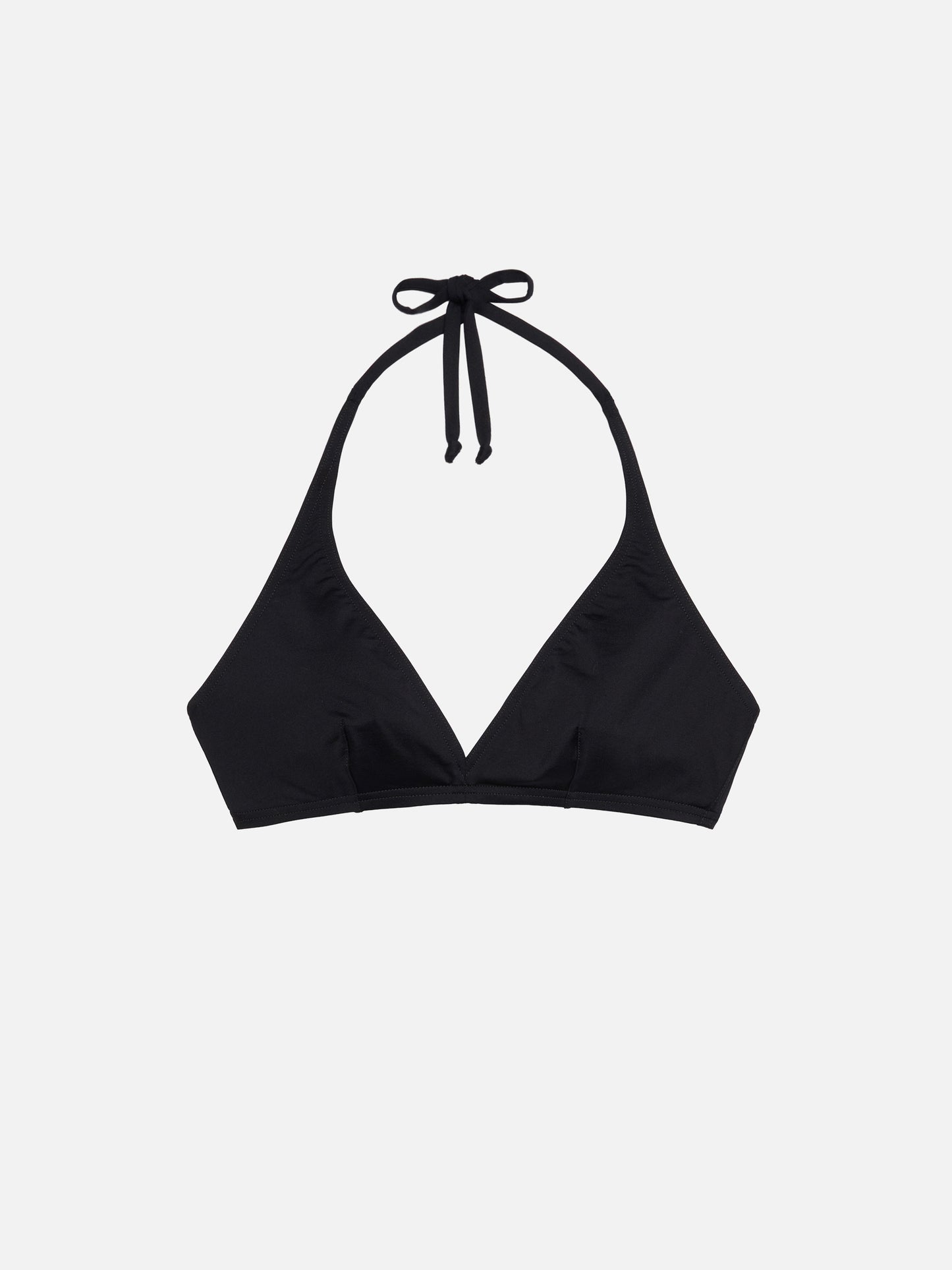 Gaia black triangle bralette top - MC2 Saint Barth