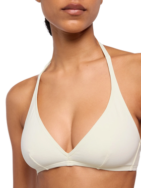 Yali cream classic swim briefs - Gaia cream triangle bralette top - MC2 Saint Barth