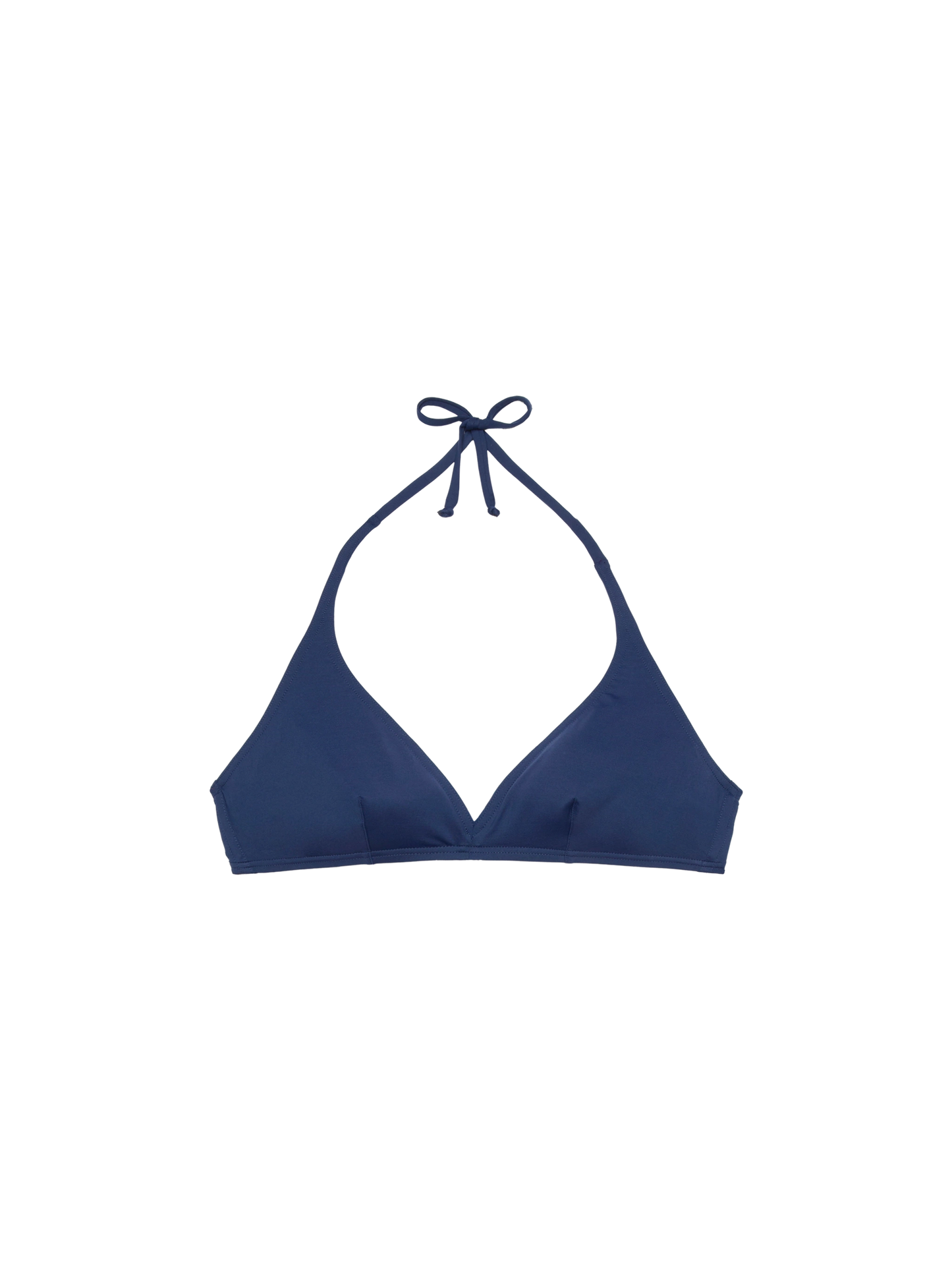 Gaia navy blue triangle bralette top - MC2 Saint Barth