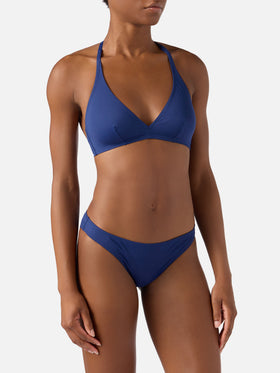 Bikini Gala blu navy con top triangolo