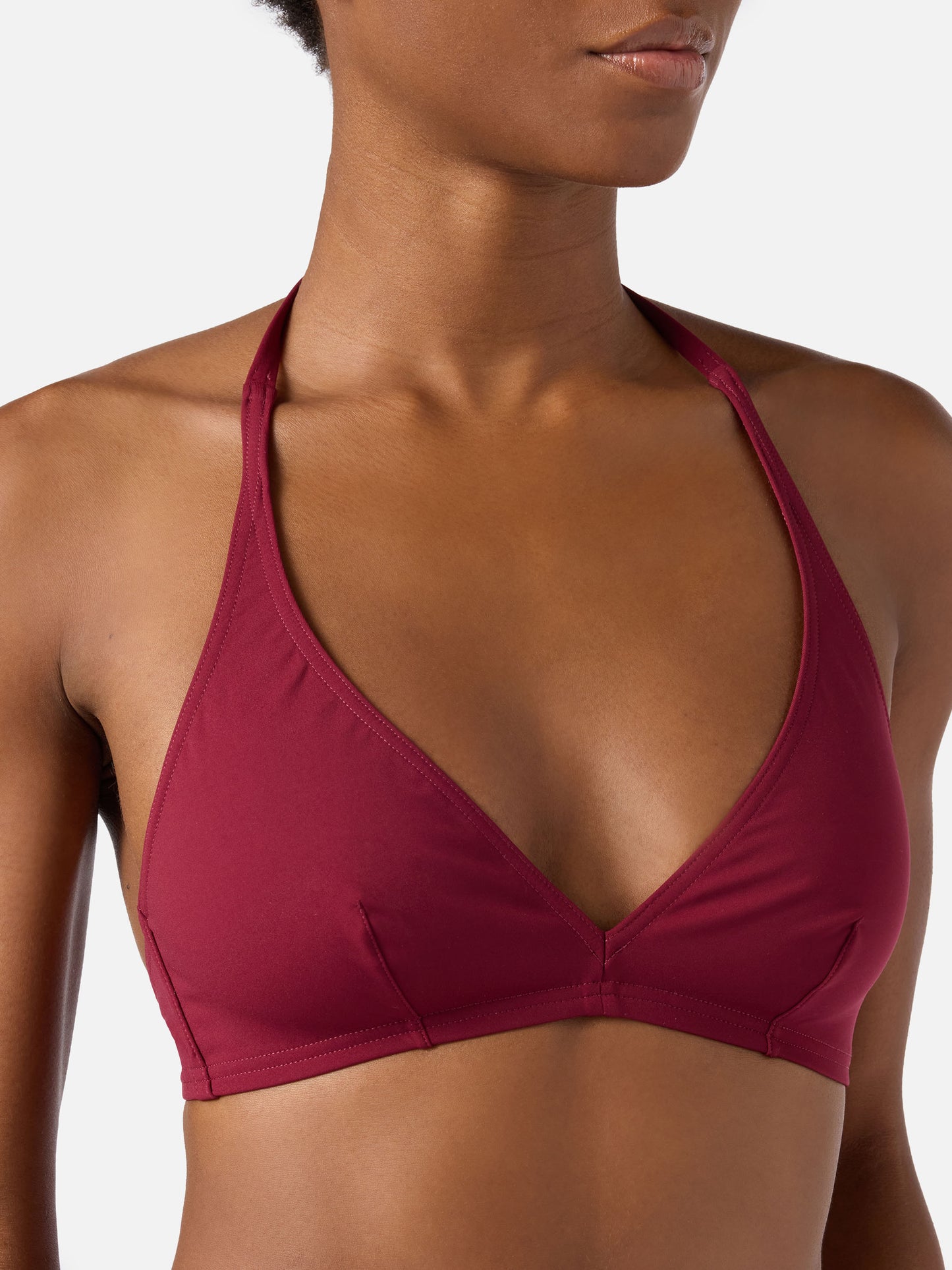 Bikini Gala bordeaux con top triangolo
