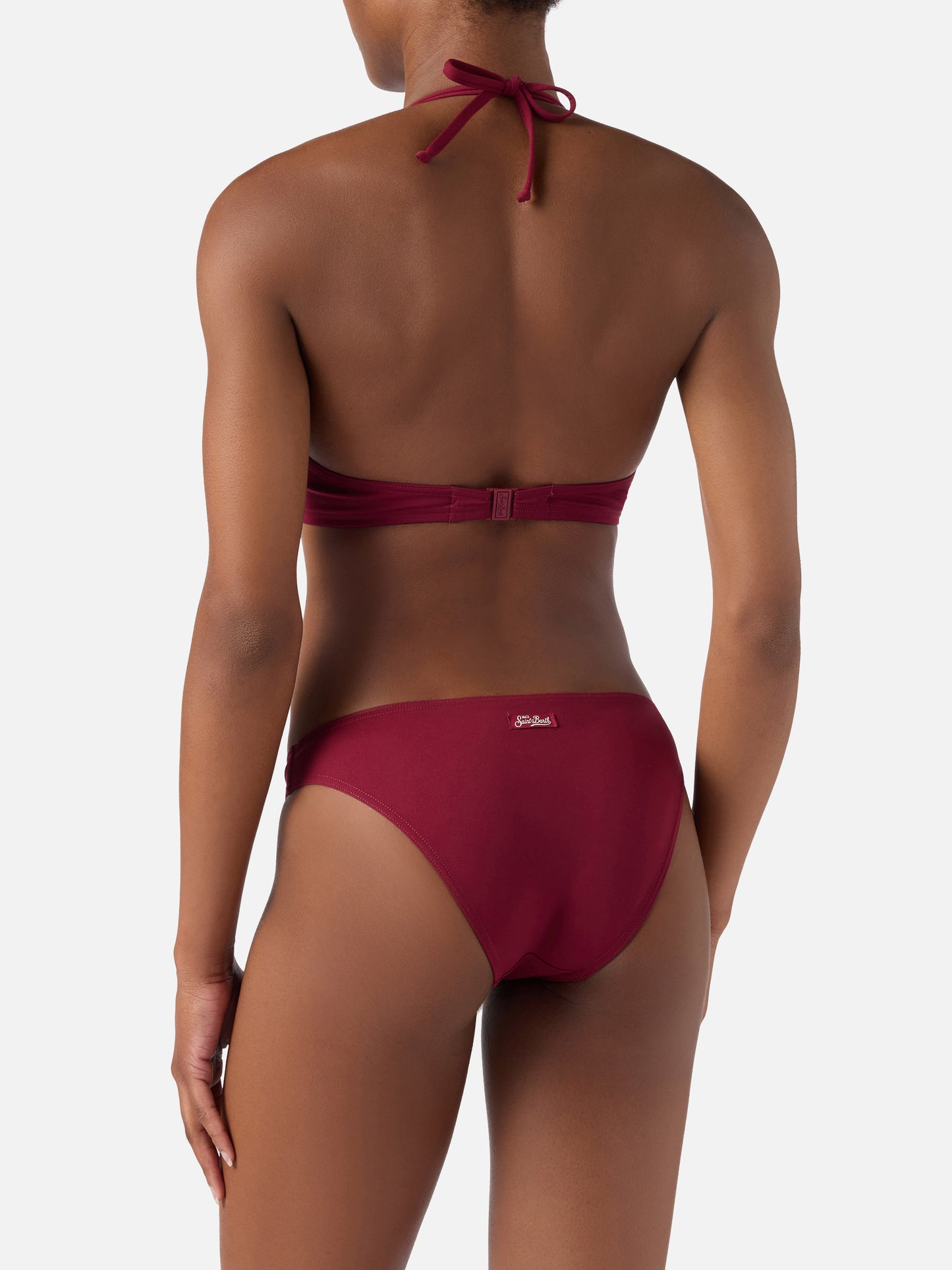 Bikini Gala bordeaux con top triangolo