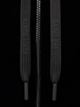 Woman black velvet hooded down padded jacket - MC2 Saint Barth