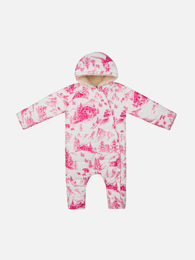 Girl ski suit Glace with toile de jout print - MC2 Saint Barth
