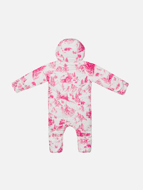 Girl ski suit Glace with toile de jout print - MC2 Saint Barth