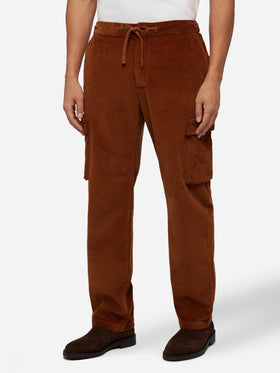 Camel corduroy cargo pants Goldeck - MC2 Saint Barth