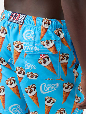 Klassische Herren-Badeshorts mit Algida-Aufdruck | ALGIDA® SONDEREDITION