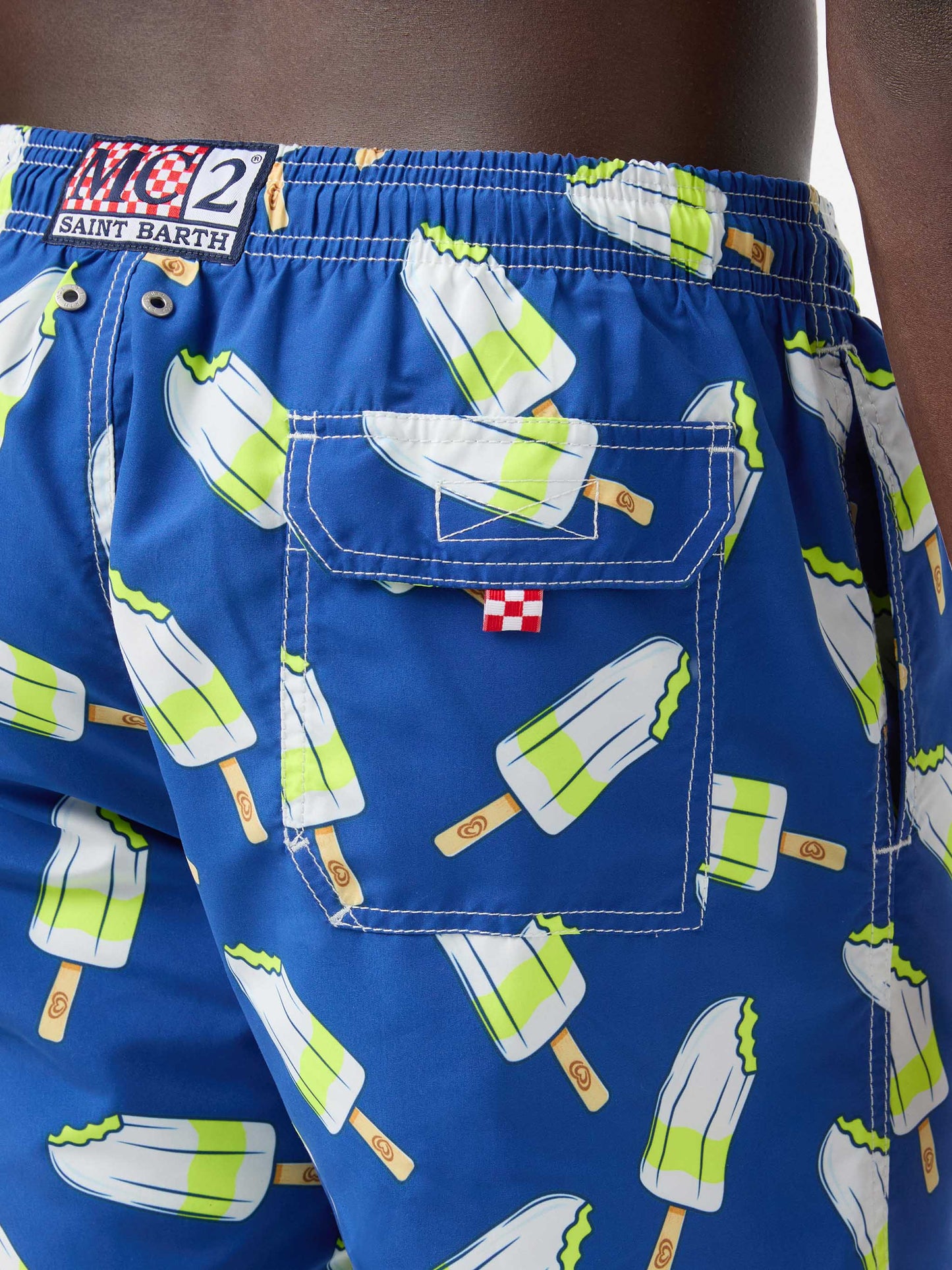 Gustavia swim shorts with Lemonissimo print | Special Edition