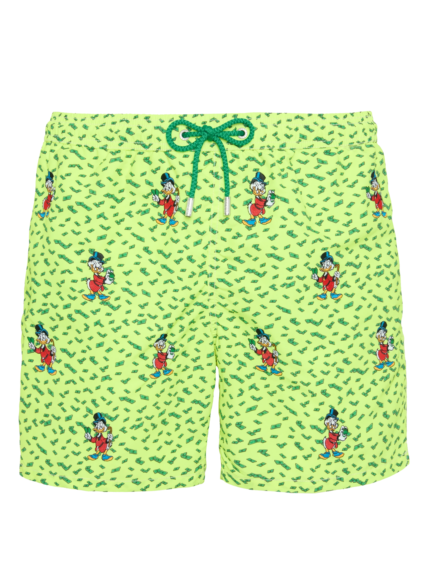 Mid-length striped Gustavia swim-shorts with Scrooge embroidery | DISNEY® SPECIAL EDITION - MC2 Saint Barth
