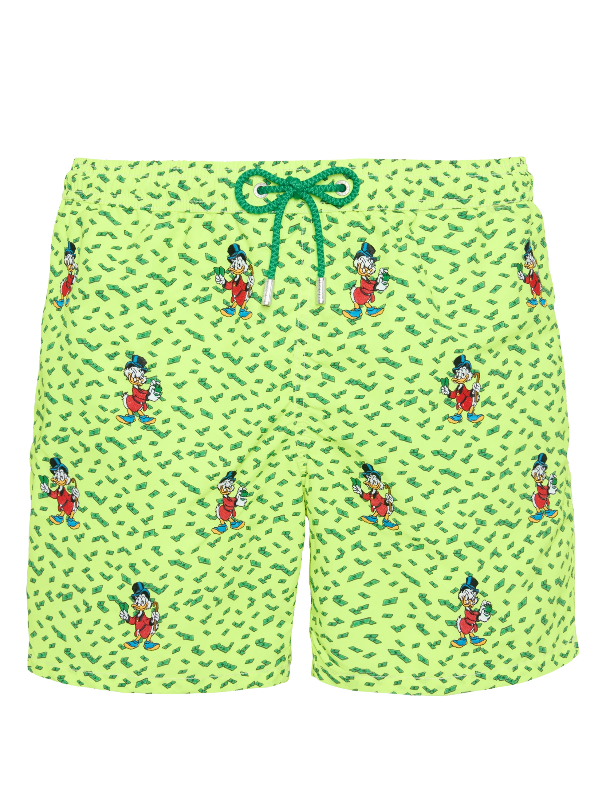 Mid-length striped Gustavia swim-shorts with Scrooge embroidery | DISNEY® SPECIAL EDITION - MC2 Saint Barth