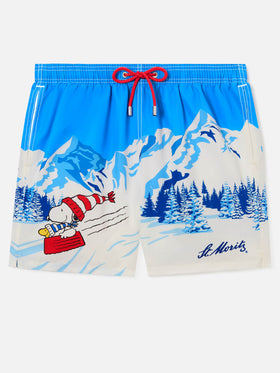 Costume da bagno Gustavia azzurro con stampa Snoopy | Special edition