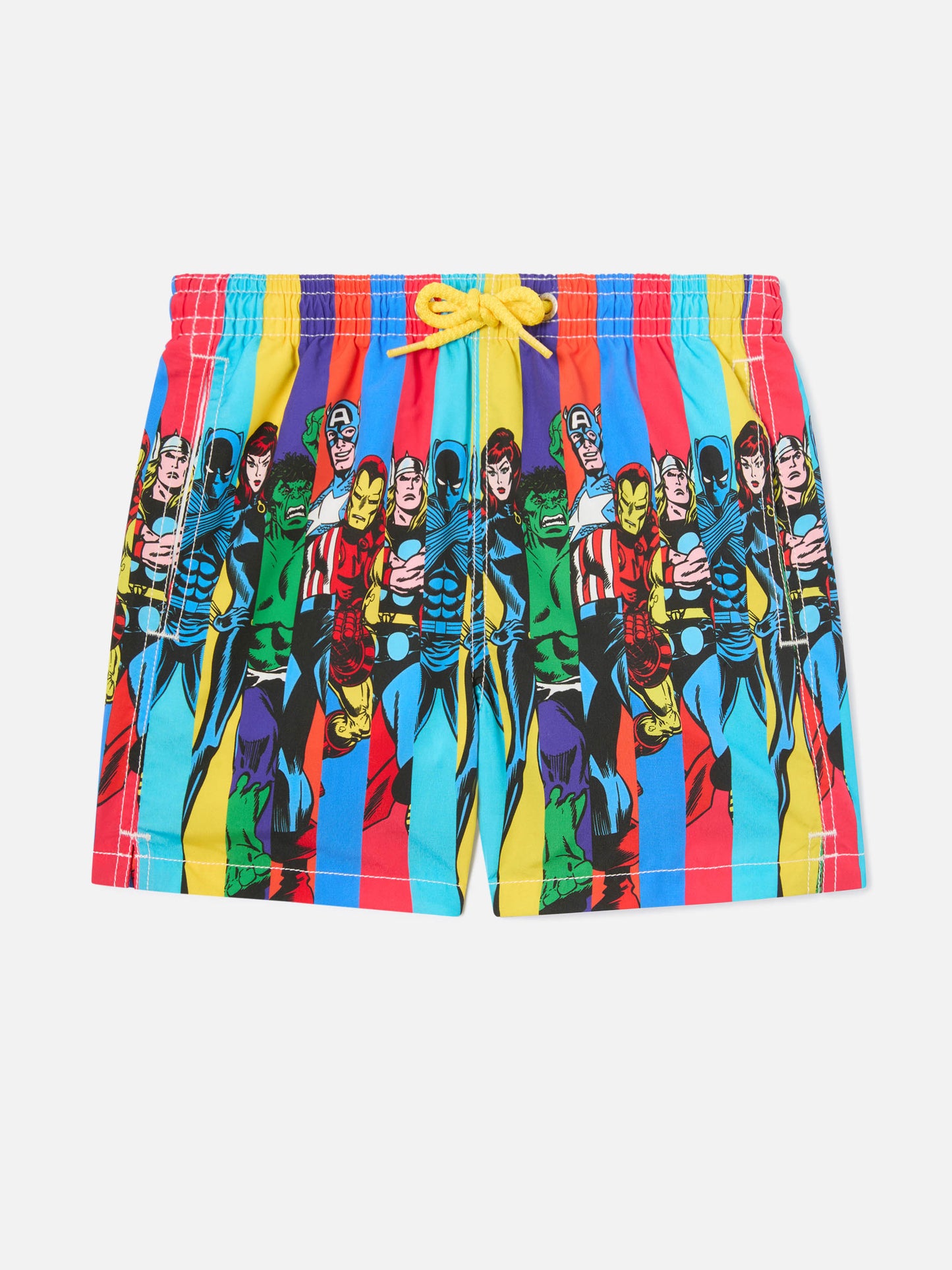 Bañador de niño de largo medio Haiti con estampado posicionado de superhéroes Marvel  | MARVEL SPECIAL EDITION 