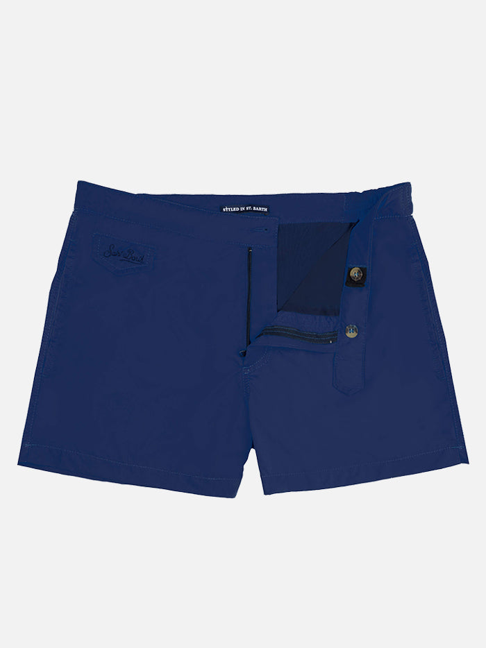 Harrys navy blue fitted cut swim shorts - MC2 Saint Barth