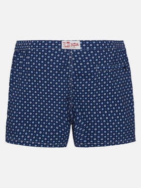 Harrys fitted cut swim shorts with flower tie print - MC2 Saint Barth