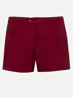 Costume da bagno da uomo Harrys dal taglio aderente bordeaux