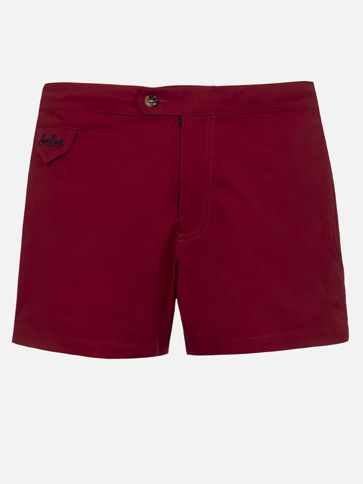 Costume da bagno da uomo Harrys dal taglio aderente bordeaux