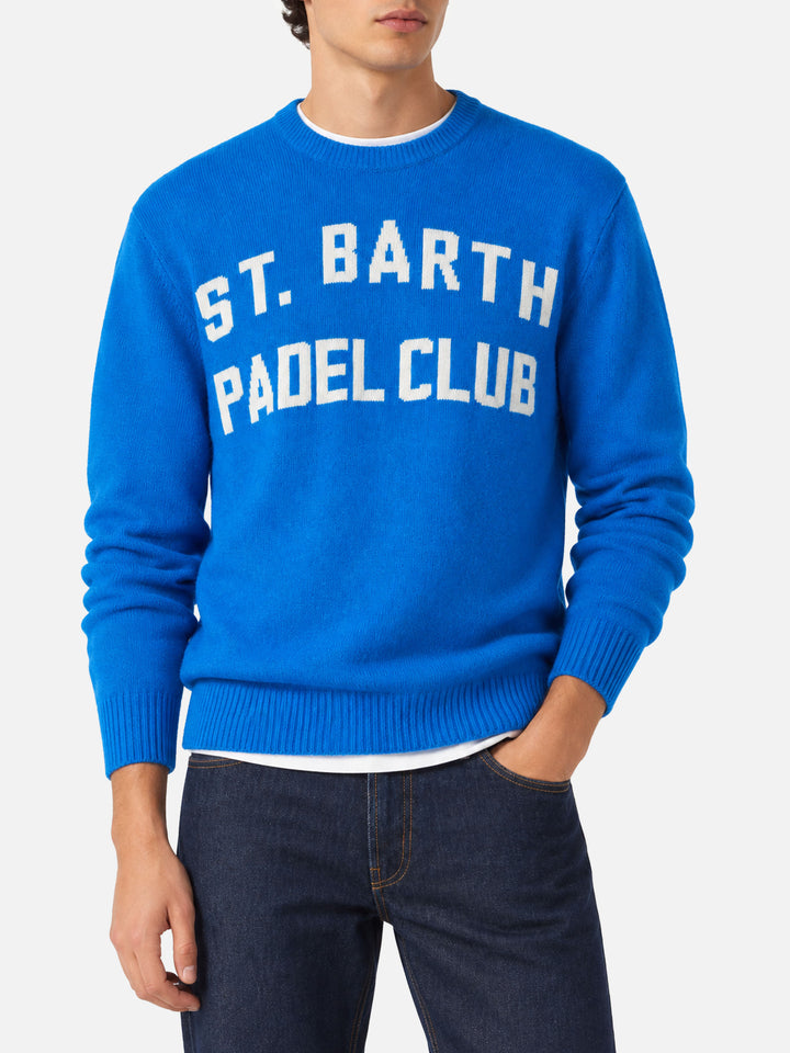 Maglione Heron con jacquard St. Barth Padel Club